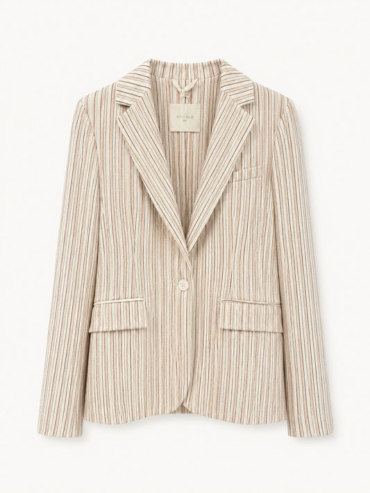 Slim Fit Oxford Jacket-Jackets-Uniquities
