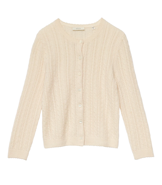 Danae Cashmere Cardigan-Sweaters-Uniquities