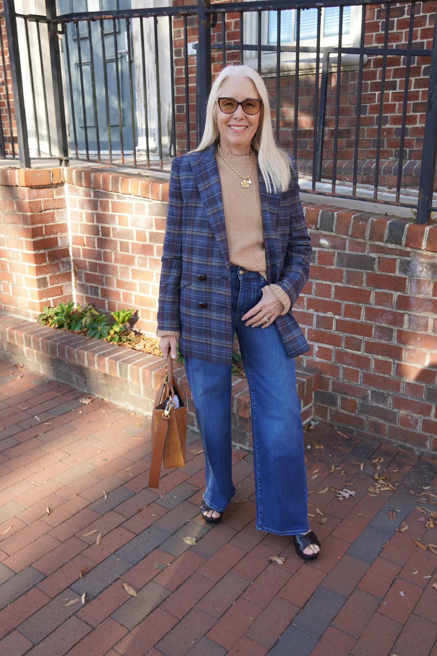 Le Slim Palazzo Modernist Pocket Jeans-Denim-Uniquities