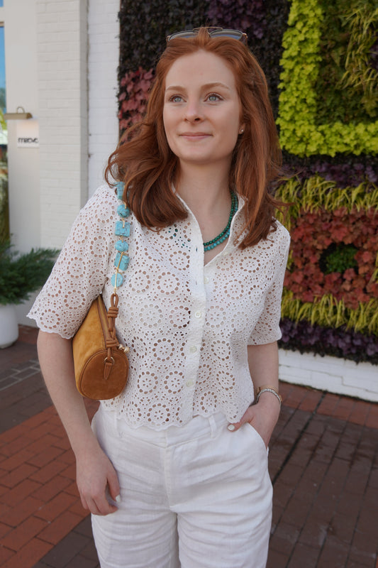 Turquoise & Malachite Bead Necklace-Jewelry-Uniquities