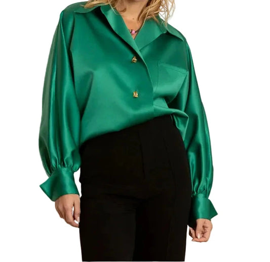 Kimberly Over Size Shirt-Tops/Blouses-Uniquities