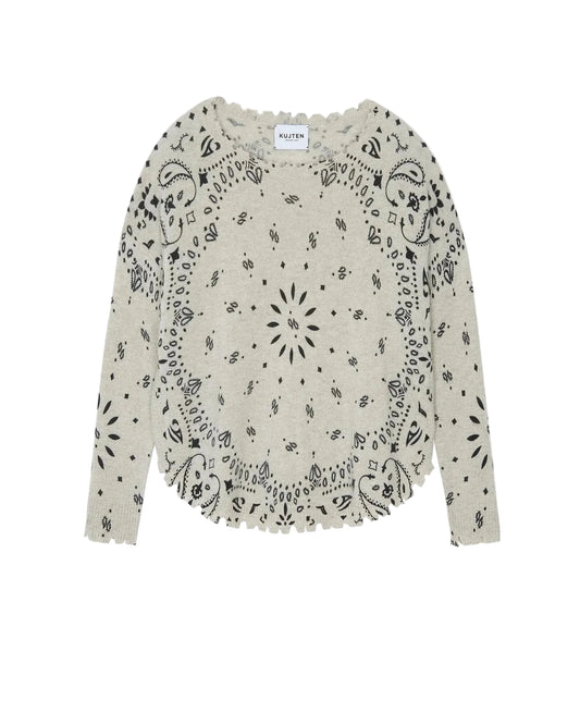 Mela Bandana Sweater-Sweaters-Uniquities