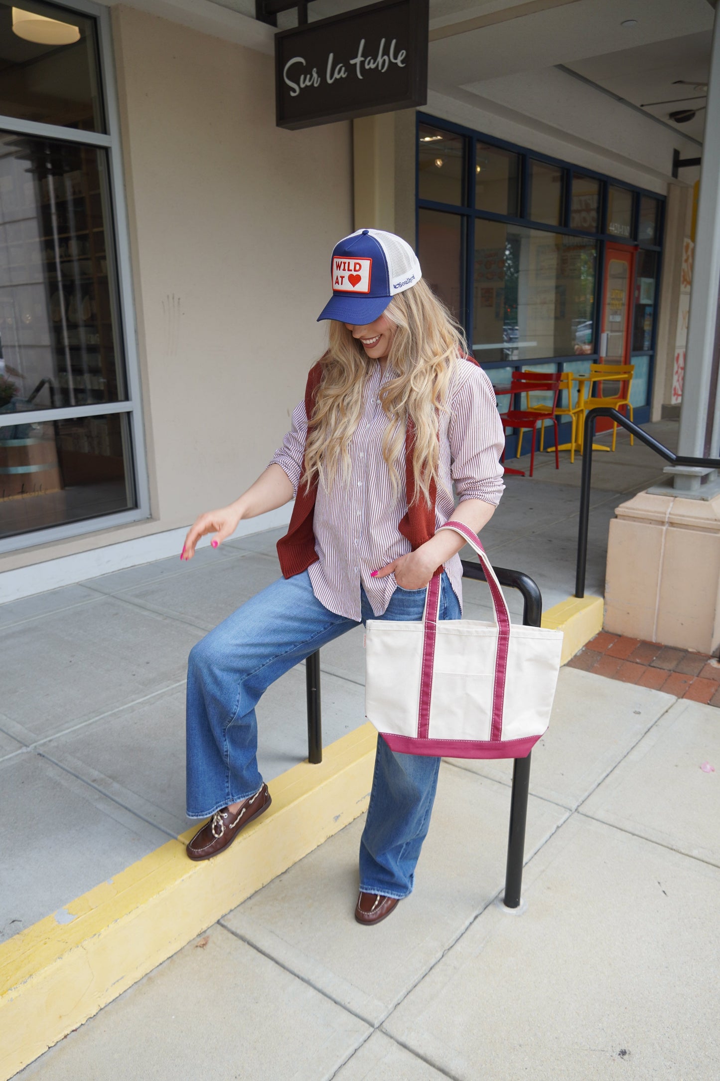Everyday Tote Bag Maroon-Accessories-Uniquities