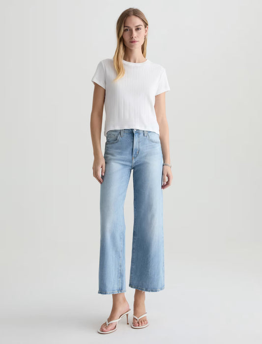 Saige Wide Leg Crop-Denim-Uniquities