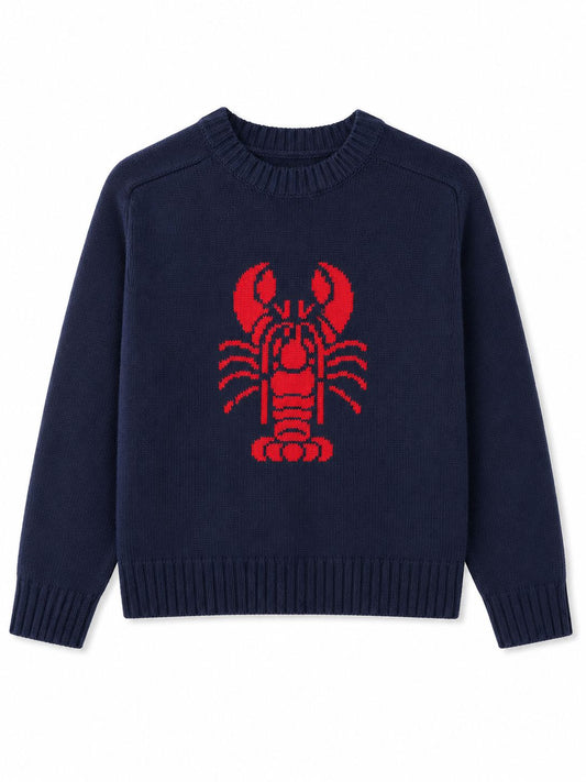 Lobster Sweater-Sweaters-Uniquities