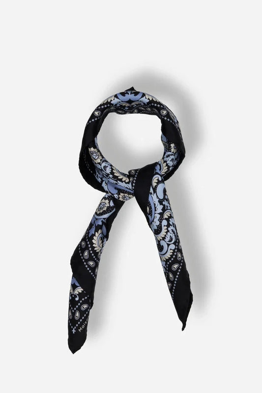 Small Silk Bandana Flowers-Accessories-Uniquities