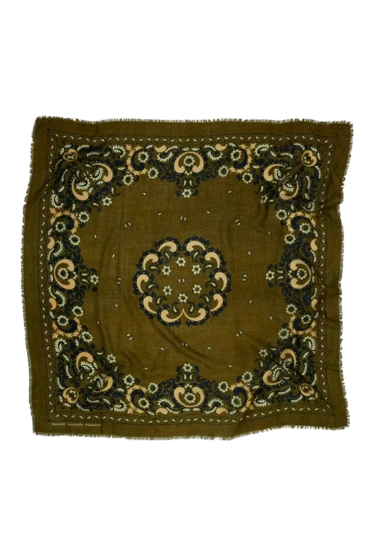 Bandana Flowers Scarf-Accessories-Uniquities