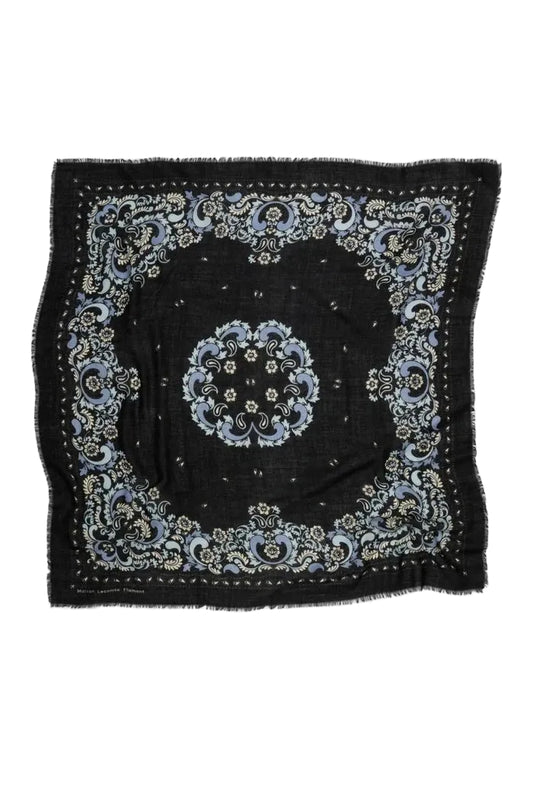 Bandana Flowers Scarf-Accessories-Uniquities