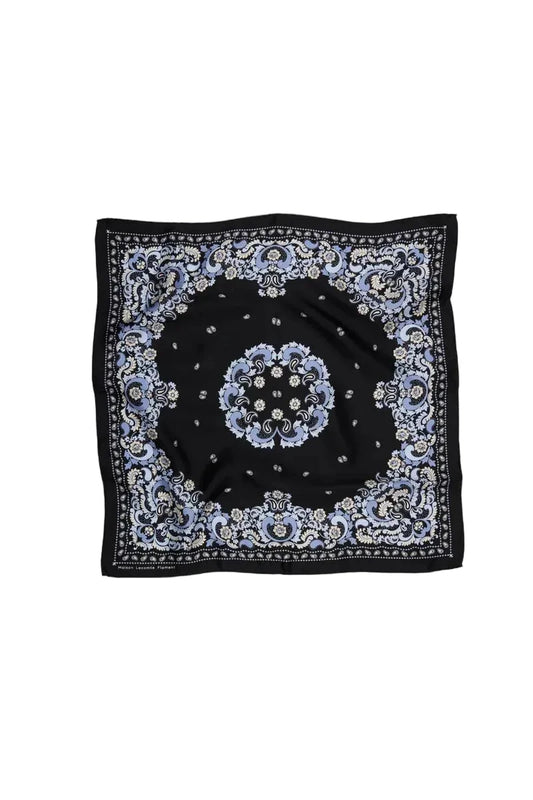 Small Silk Bandana Flowers-Accessories-Uniquities