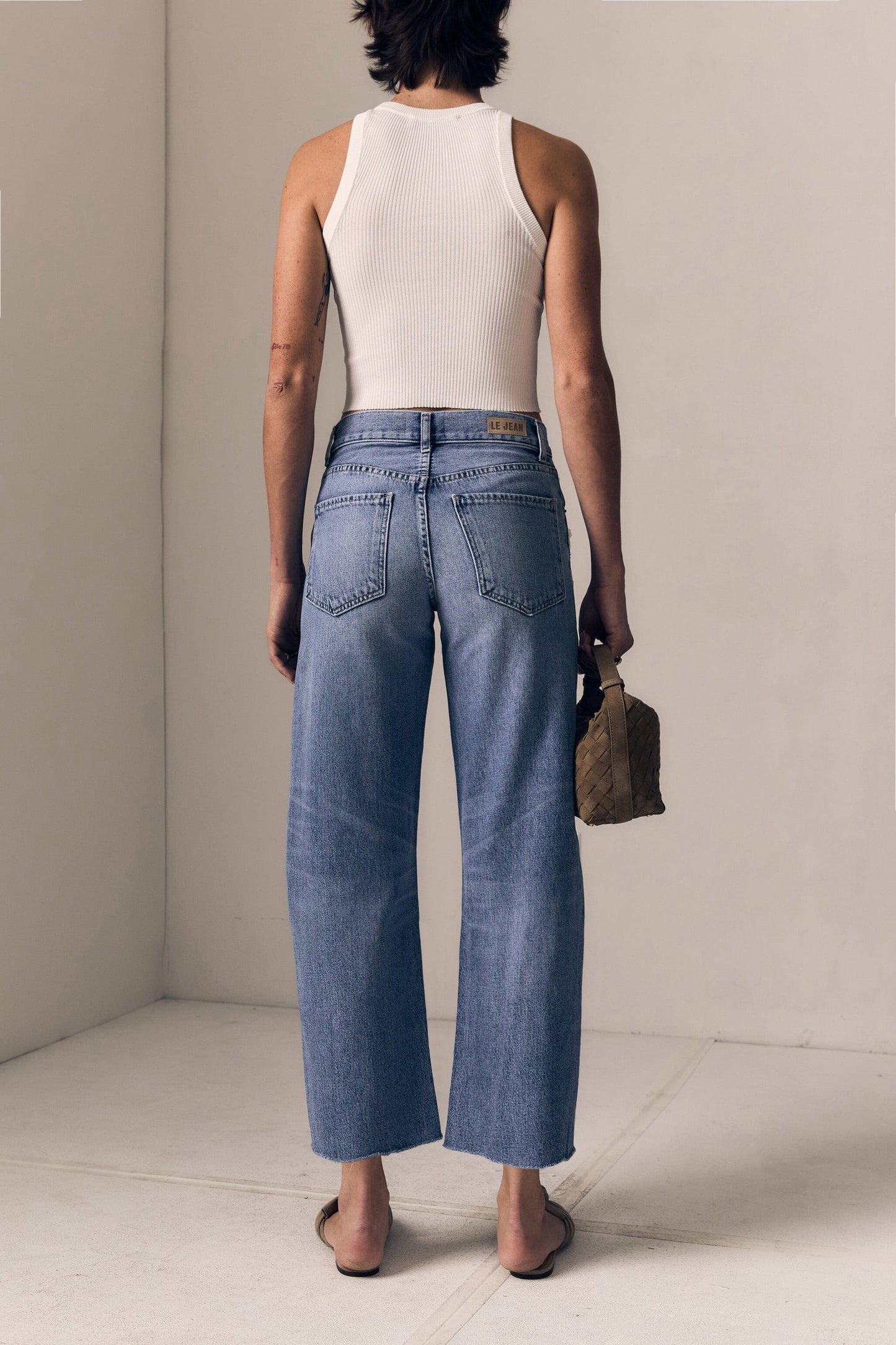 Flower Nomad Mid-Rise Ankle Jeans-Denim-Uniquities