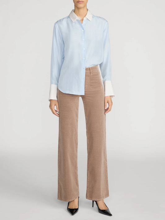 Le Slim Palazzo Modern Pocket Corduroy
