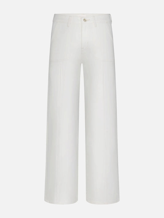 Le Slim Palazzo Pintuck Pocket-Bottoms-Uniquities