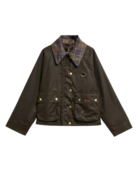 Tartan Collar Spey Wax Jacket-Jackets-Uniquities