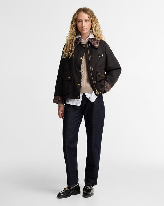 Tartan Collar Spey Wax Jacket-Jackets-Uniquities