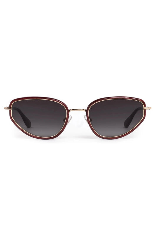 Leah Sunglasses 12k + Bordeaux-Accessories-Uniquities
