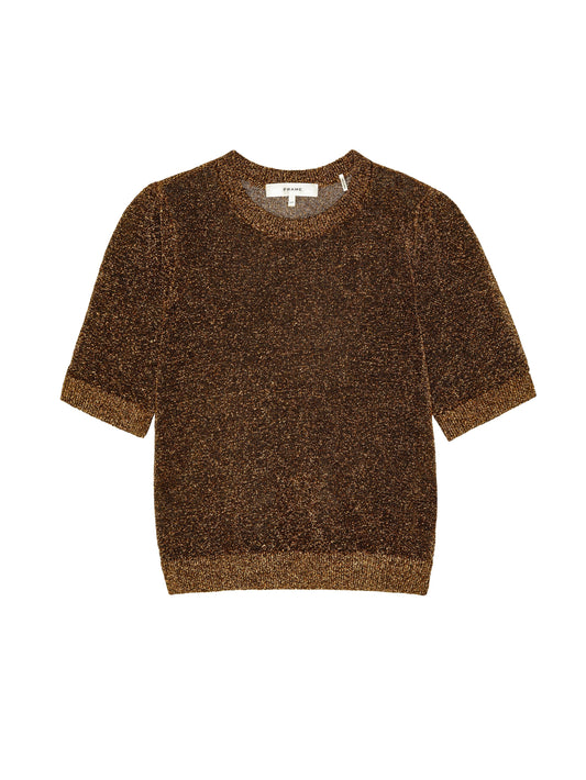 Lurex Gathered Sweater-Tops/Blouses-Uniquities