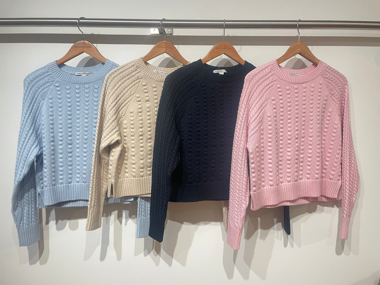 Popcorn Raglan Crew-Sweaters-Uniquities