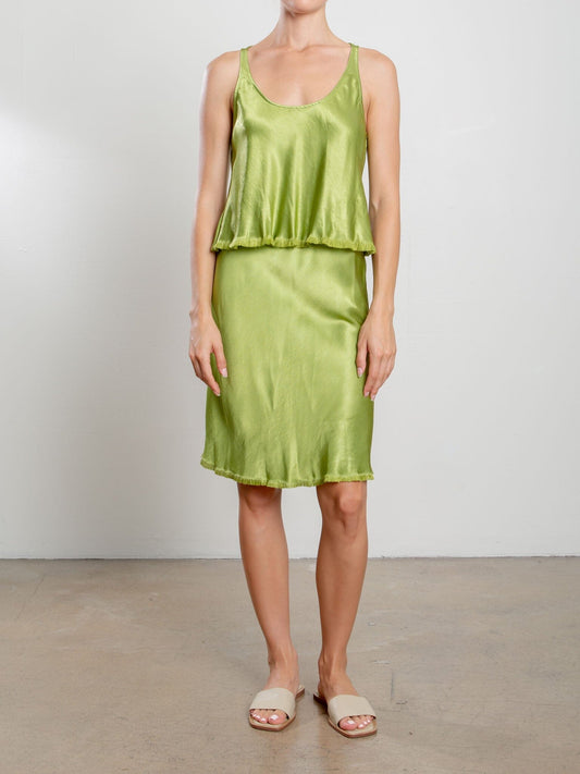 Maggie Tank In Vintage Satin-Tops/Blouses-Uniquities