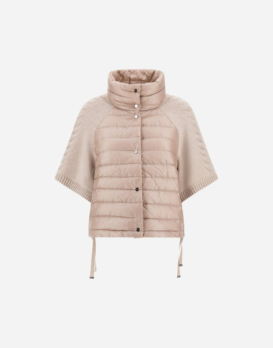 Quilted Jacket with Cap Sleeves-Jackets-Uniquities