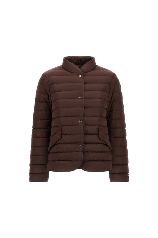 Sateen Nylon Quilted Blazer-Jackets-Uniquities
