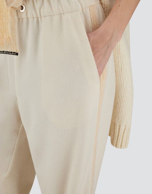 Melange Cashmere-feel Pant-Lounge-Uniquities