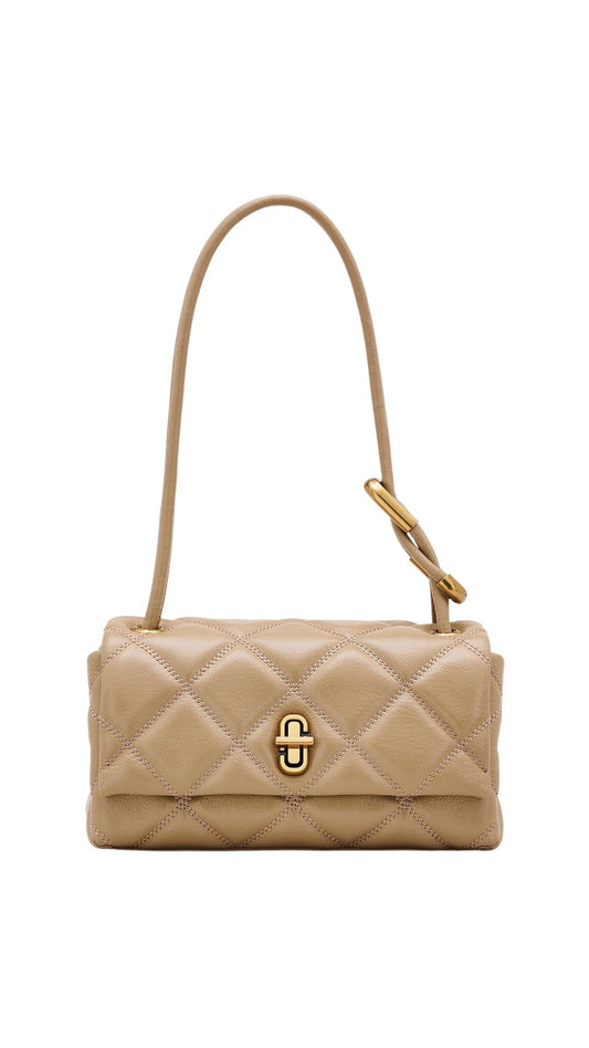 Mini Dual Shoulder Bag Quilted-Accessories-Uniquities