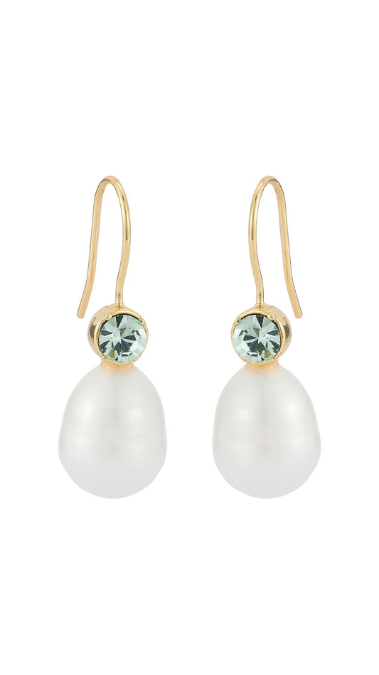 Ellie Pearl Drop Earrings-Jewelry-Uniquities