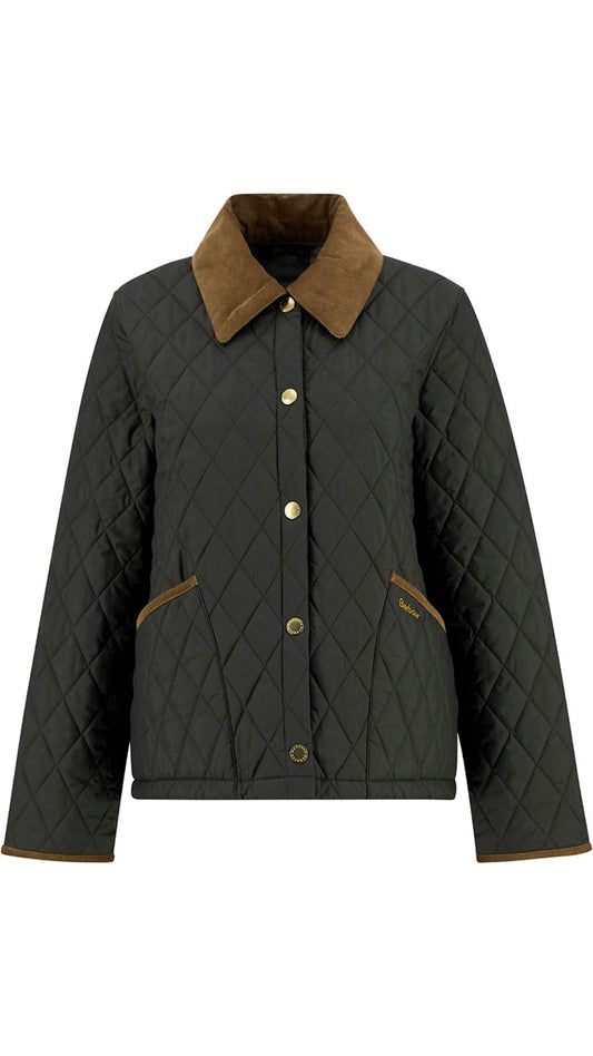 Cropped Liddesdale Quilted Jacket-Jackets-Uniquities