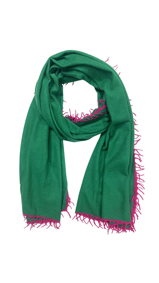 Felted Colorblock Scarf-Accessories-Uniquities