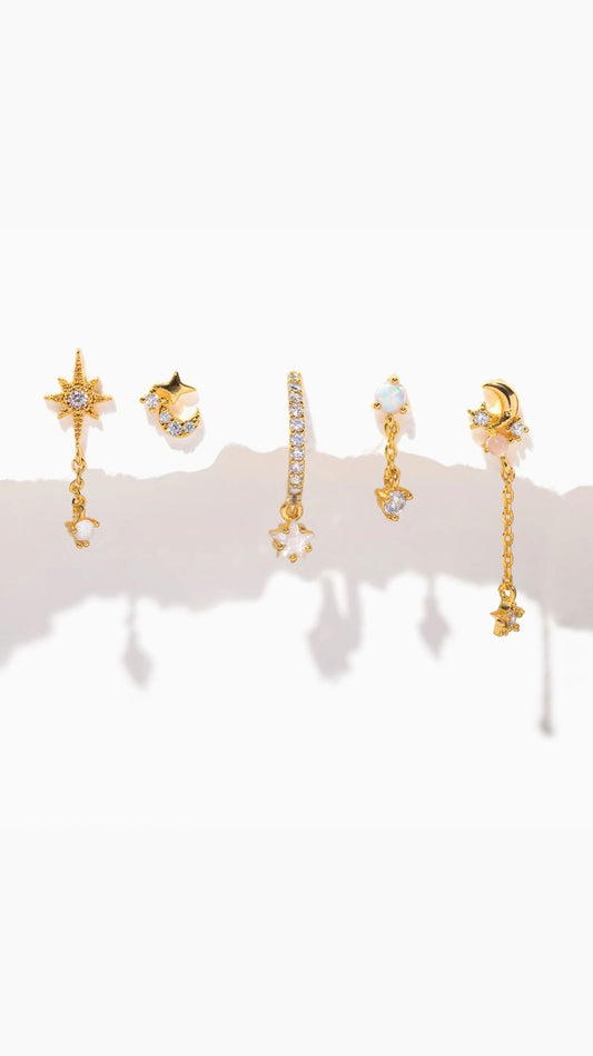 Twinkle Opal Earring Set-Jewelry-Uniquities