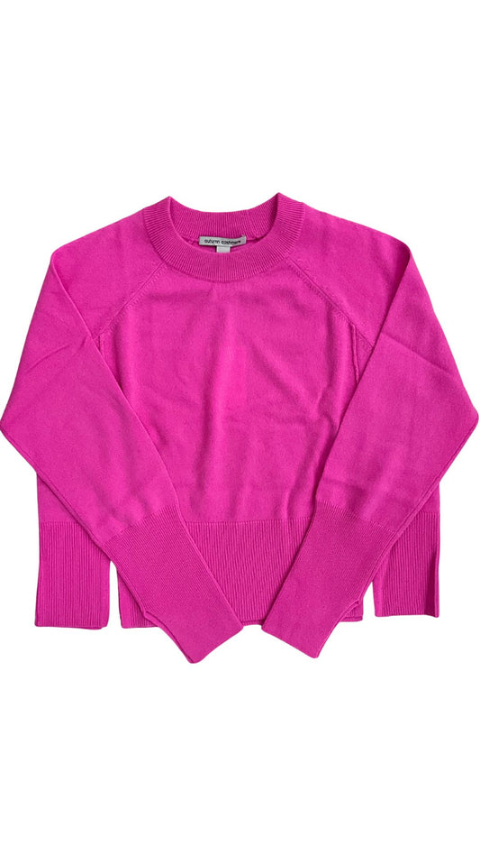 Raglan Crew With Side Slits-Sweaters-Uniquities