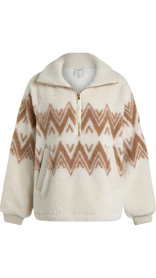 Hendrik Half Zip Sherpa-Jackets-Uniquities