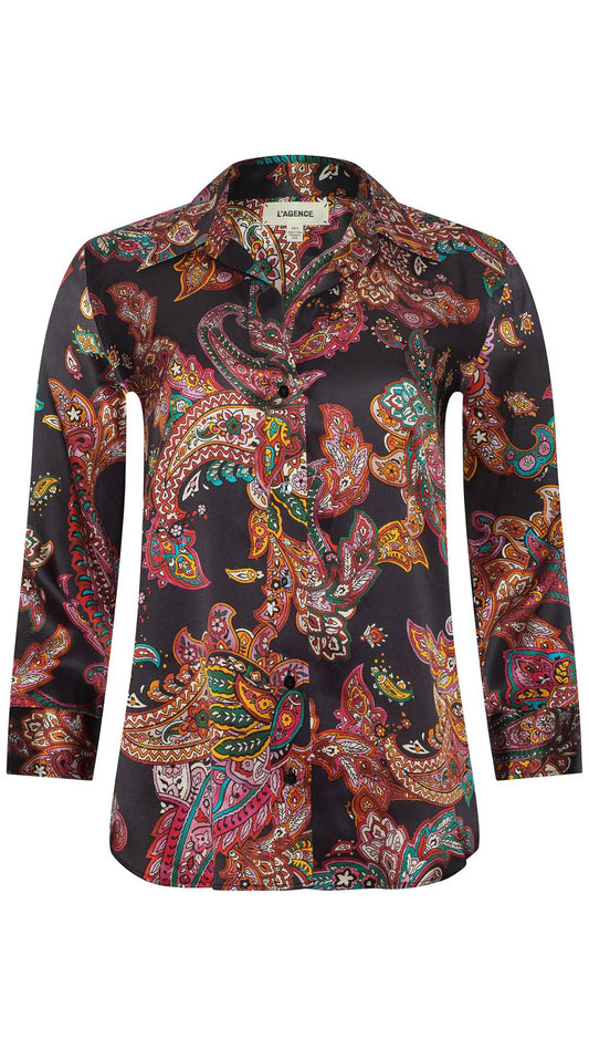 Dani 3/4 Sleeve Blouse-Tops/Blouses-Uniquities