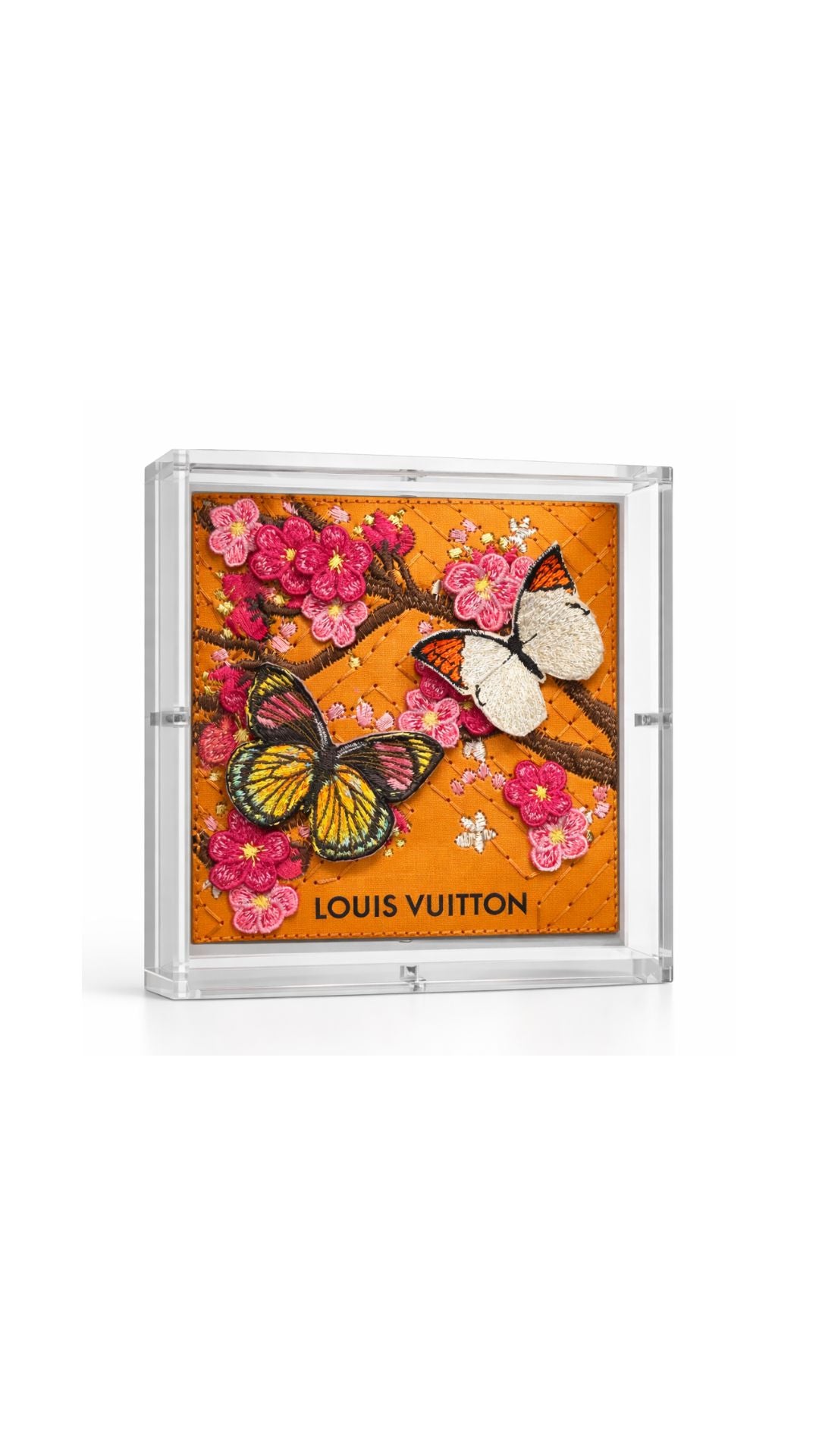 Petite Cherry Blossoms 5"x5" Orange-Home-Uniquities