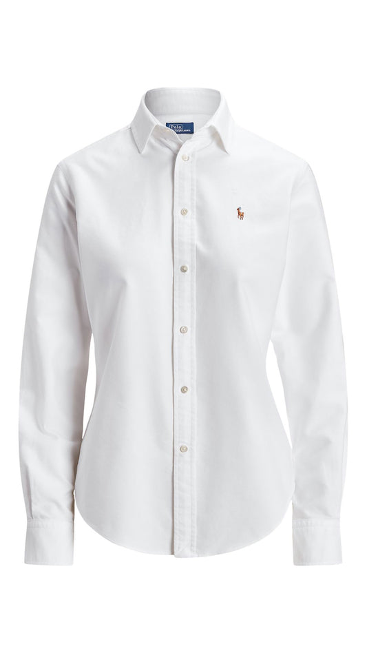 Oxford Button Up Shirt-Tops/Blouses-Uniquities