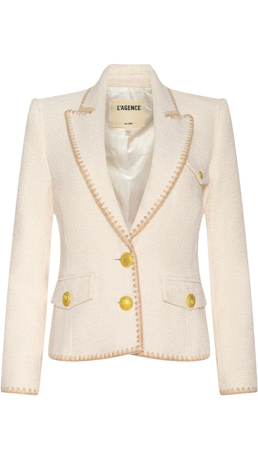 Wylla Structured Blazer-Jackets-Uniquities