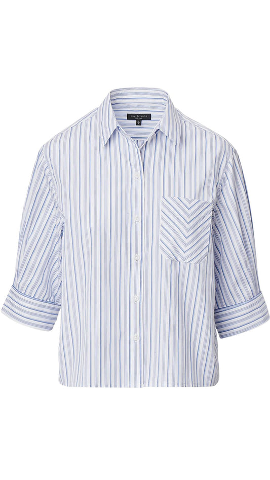 Lucia Poplin Shirt-Tops/Blouses-Uniquities