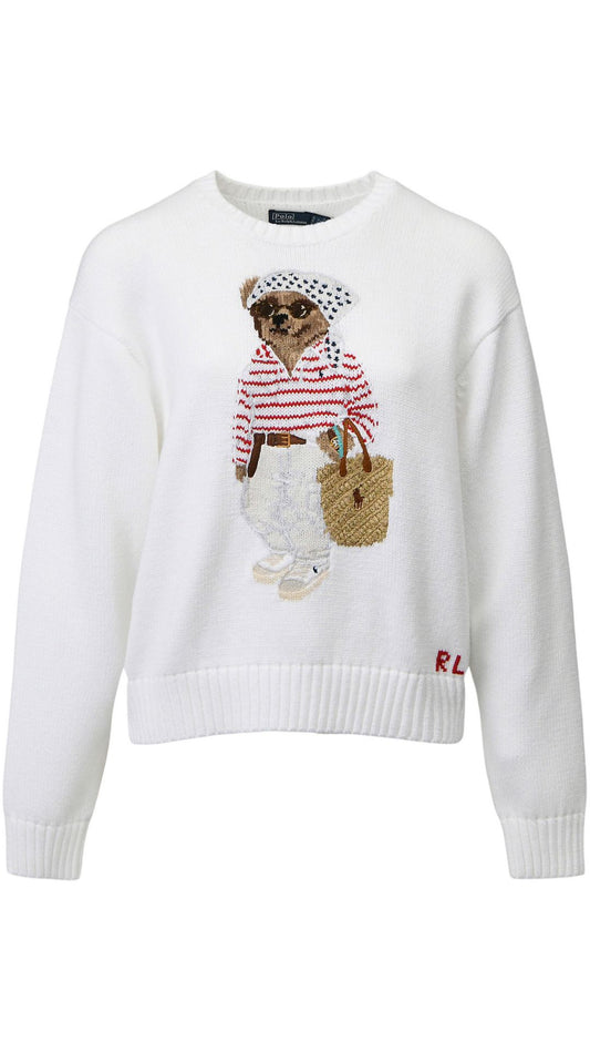Bear Crewneck Pullover-Sweaters-Uniquities