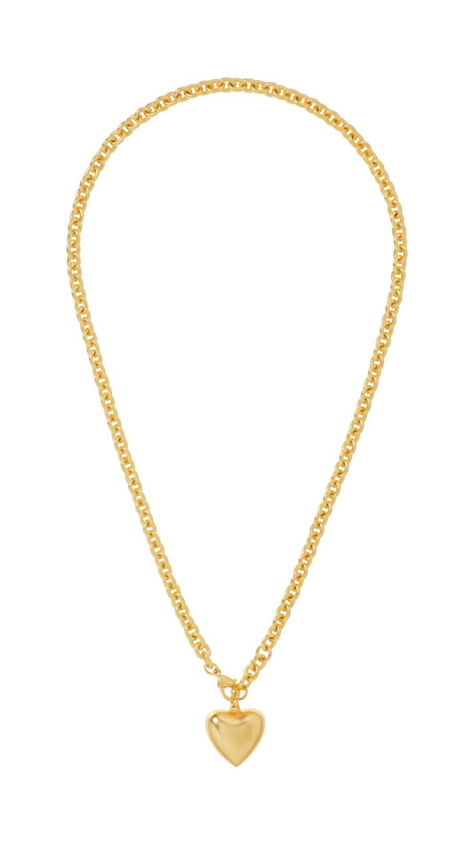 Mini Puffy Heart Necklace-Jewelry-Uniquities