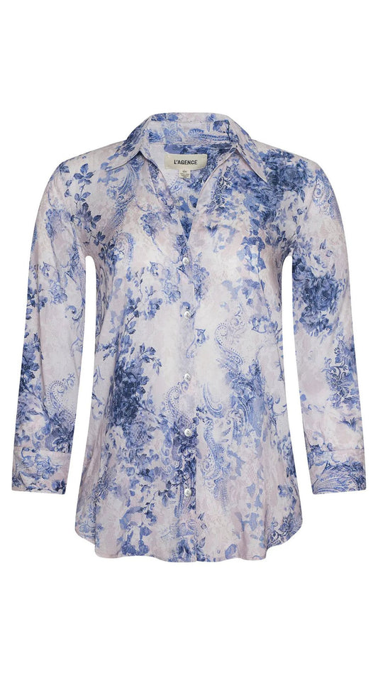 Camille 3/4 Sleeve Blouse-Tops/Blouses-Uniquities