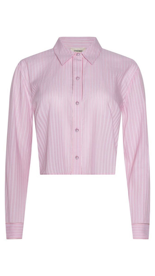 Cosette Crop Shirt-Tops/Blouses-Uniquities