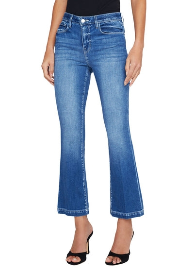 Ali High Rise Slim Flare Jeans-Denim-Uniquities