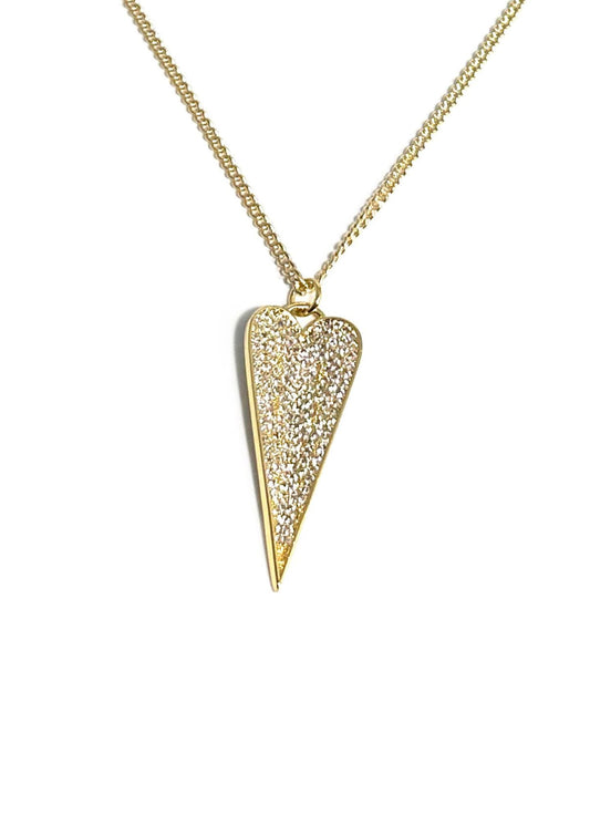 Pave Love Necklace-Jewelry-Uniquities