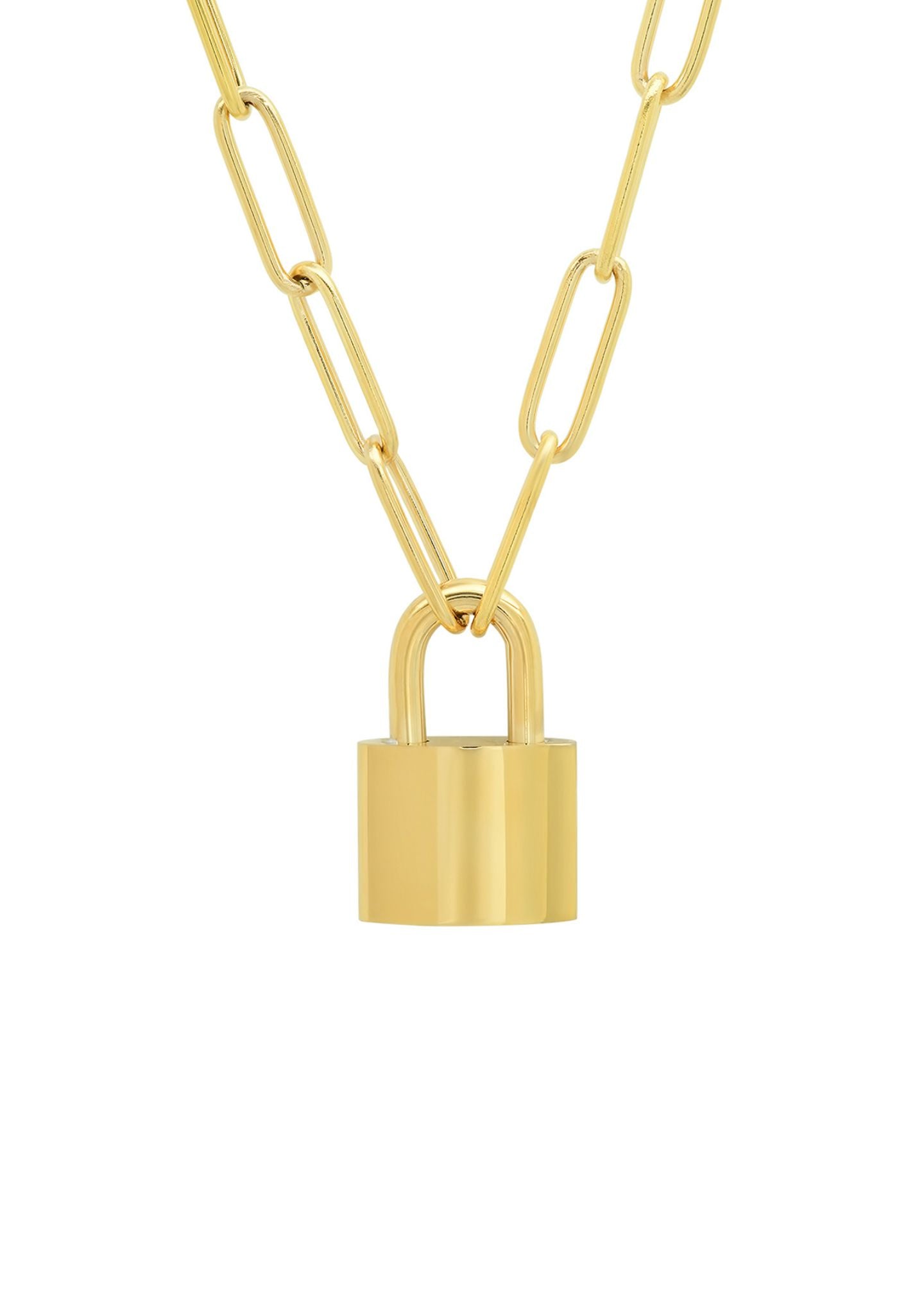 Lock Gold Link Chain-Jewelry-Uniquities