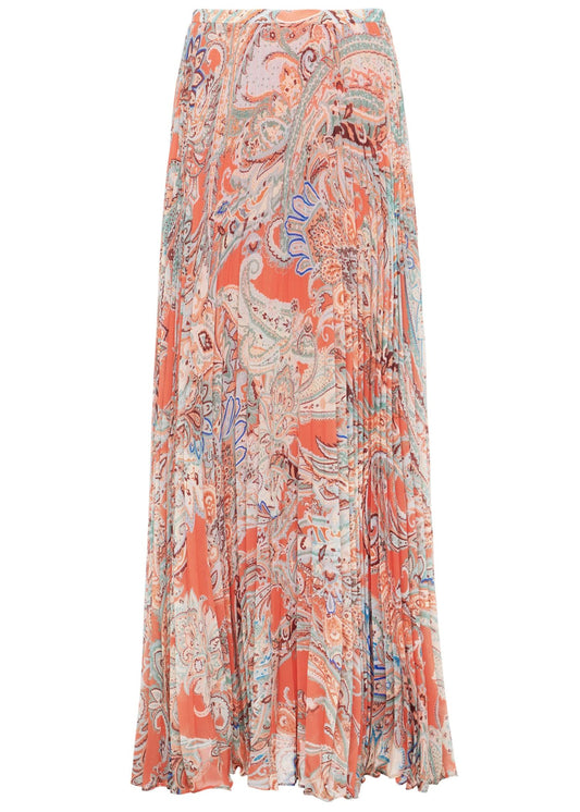 Torin Pleated Maxi Skirt-Bottoms-Uniquities