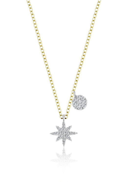14k Starburst Necklace-Jewelry-Uniquities