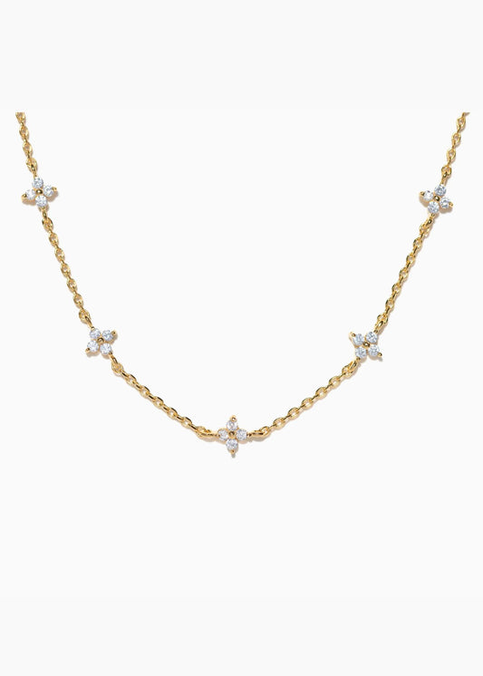 Shimmer Blossom Necklace-Jewelry-Uniquities