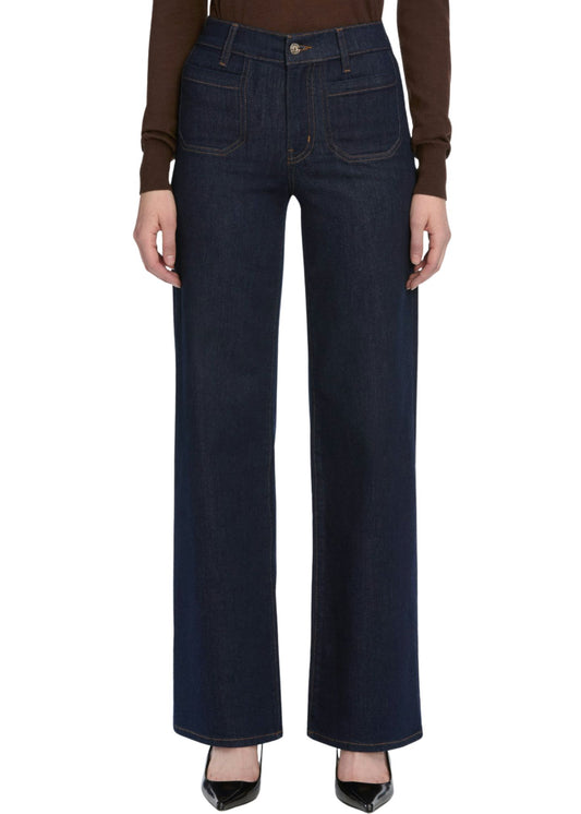 Le Slim Palazzo Modernist Pocket Jeans-Denim-Uniquities