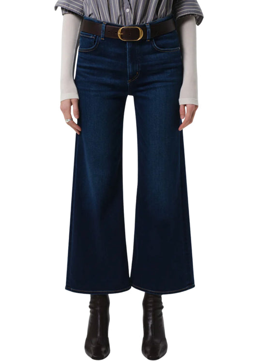 Lyra Wide Leg Crop Jeans in Dakota-Denim-Uniquities