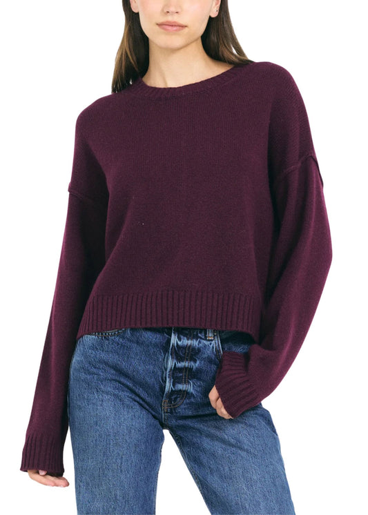 Annika Cashmere Crewneck-Sweaters-Uniquities